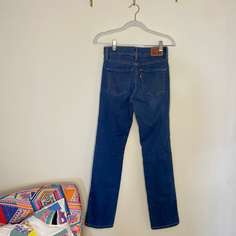 LEVIS 314 Shaping Straight Cut Denim Jeans